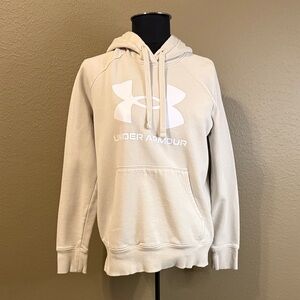 Under Armour Beige Hoodie with Logo